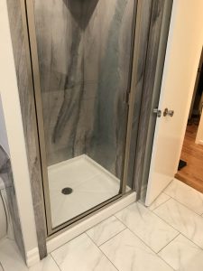 Gray Marble Shower